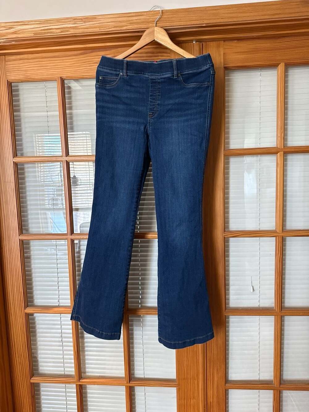 SPANX Dark Blue Flare Jeans
